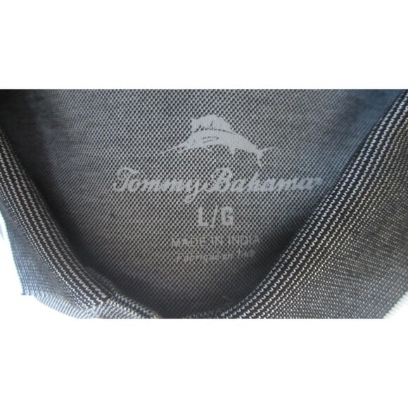 TOMMY BAHAMA GRAY SHORT SLEEVE SUPIMA COTTON BLEND POLO SIZE LARGE - Picture 4 of 4
